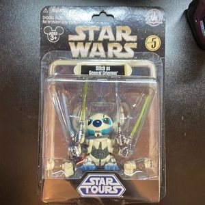 Disney Star Wars Star Tours Stitch General Grievous Action Figure.